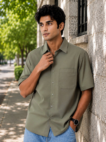 Sage Green Bamboo Shirt