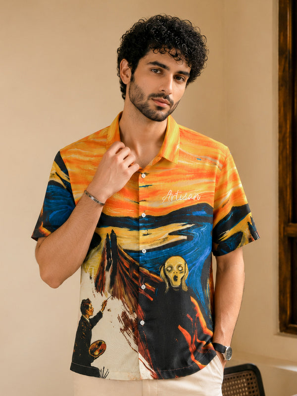Scream Artistic Embroidered