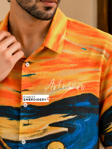 Scream Artistic Embroidered