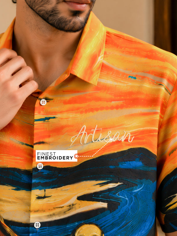 Scream Artistic Embroidered