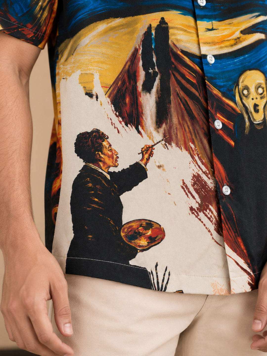 Scream Artistic Embroidered