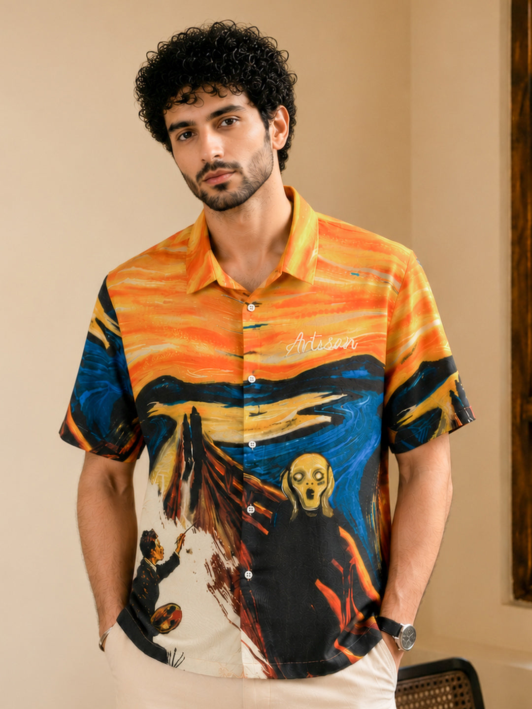 Scream Artistic Embroidered
