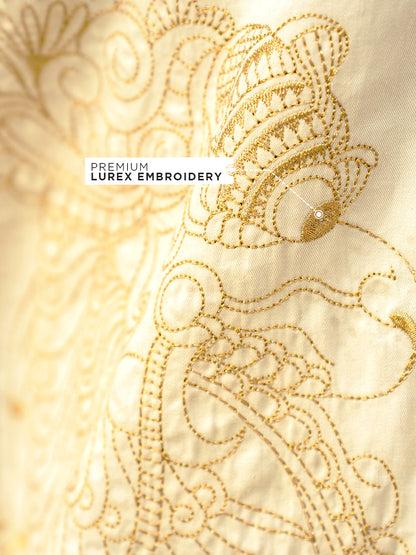 Simha Yali Embroidered