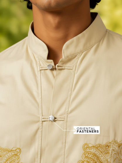 Simha Yali Embroidered