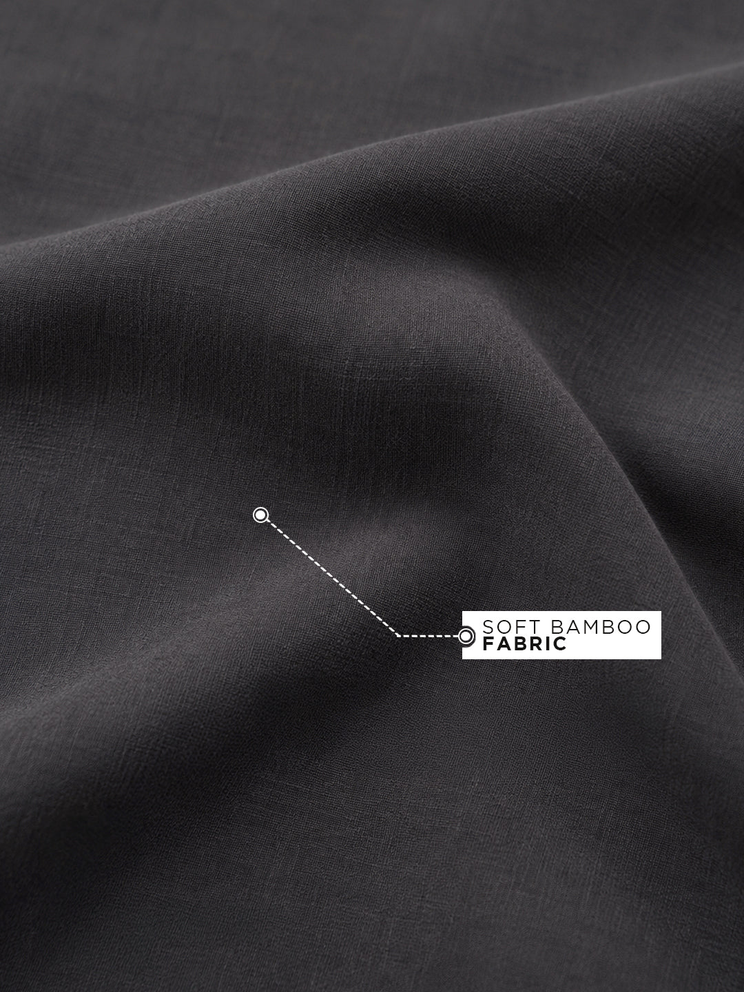Stone Grey Bamboo Full Sleeve Shirt