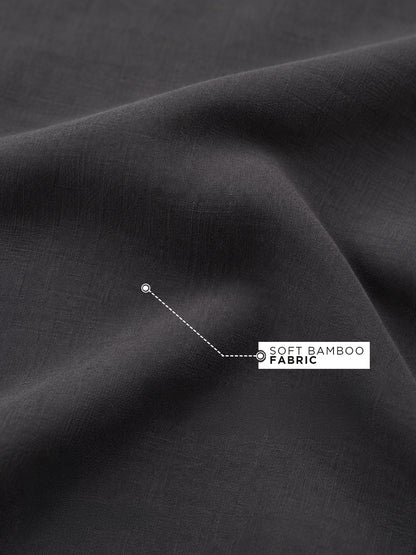 Stone Grey Bamboo Full Sleeve Shirt