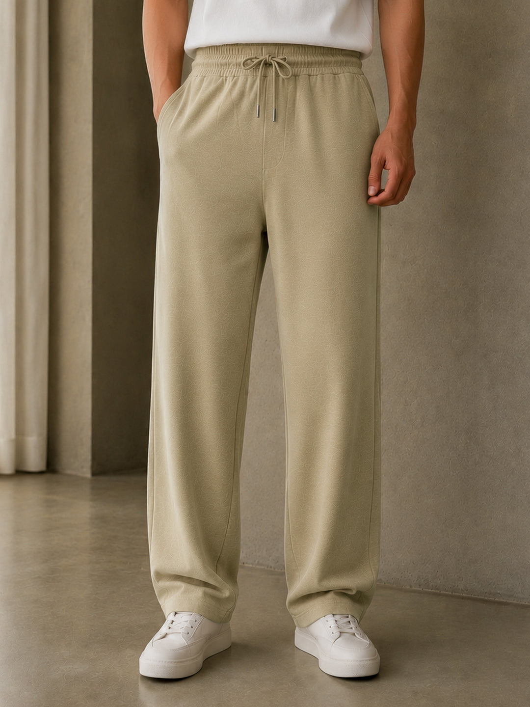 Tan Korean Jogger