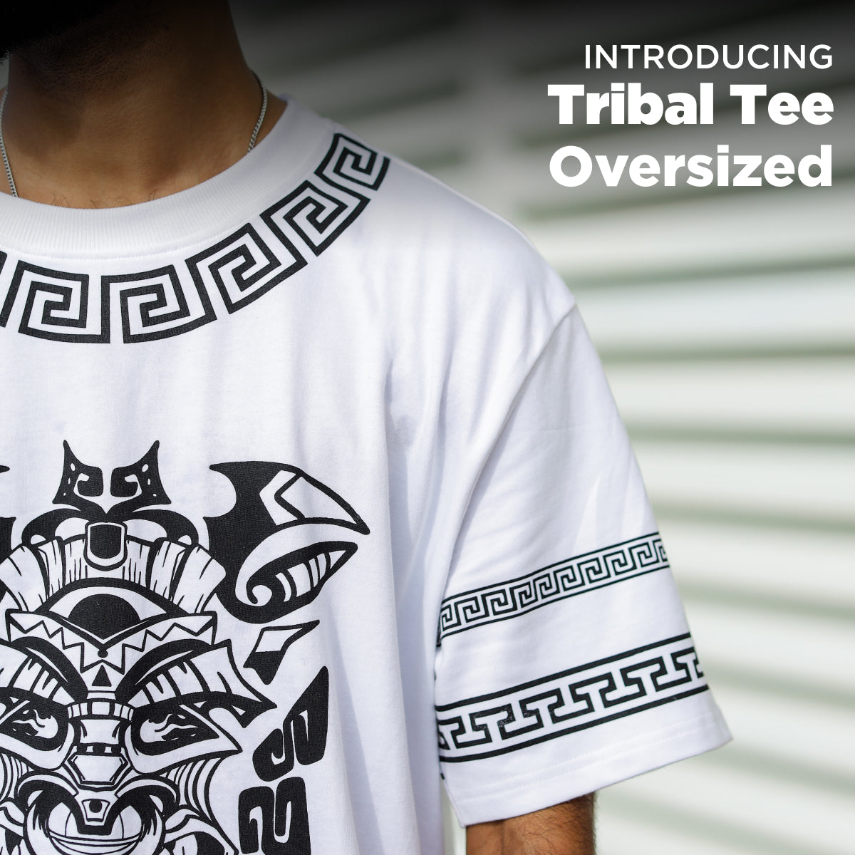 Camisa Cuello Mao Hombre, Amarillo Diseño Tribal | Cuotas Sin Interés