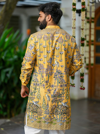 Yellow Floral Kurta