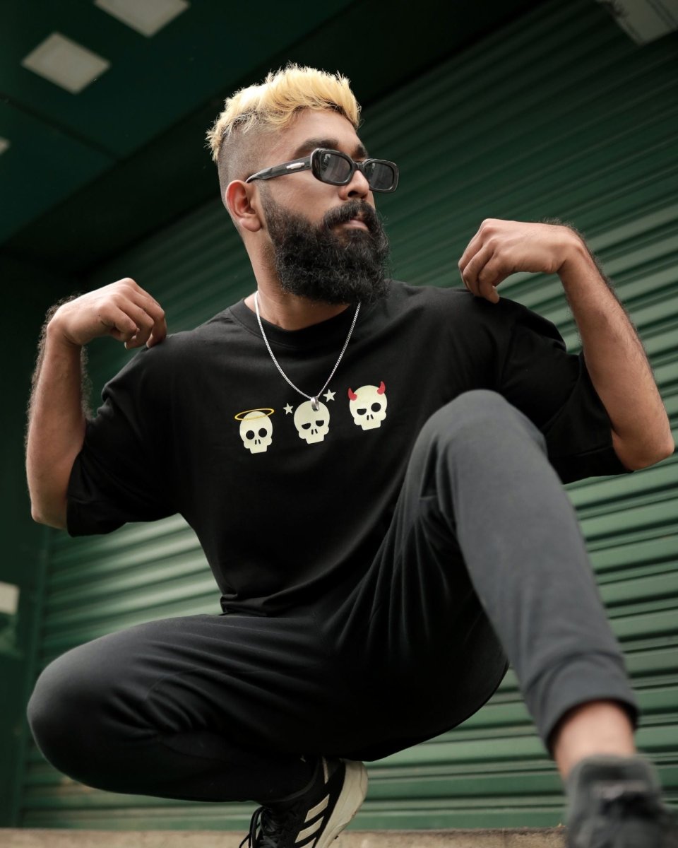 Angel Wings Oversized T-shirt - Men Oversized T-shirt | Mydesignation