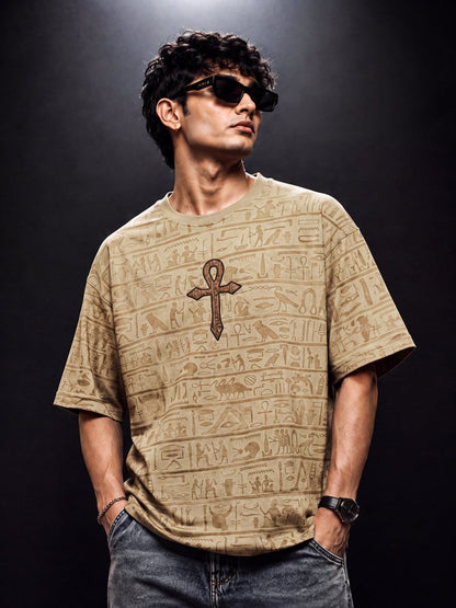 Anubis Embroidered - Oversized T-shirt | MyDesignation