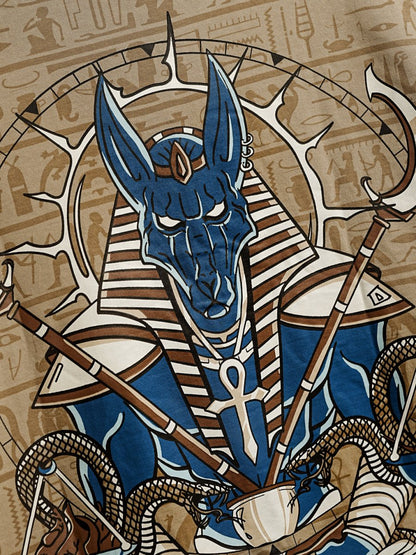 Anubis Embroidered - Women Oversized T-shirt | Mydesignation