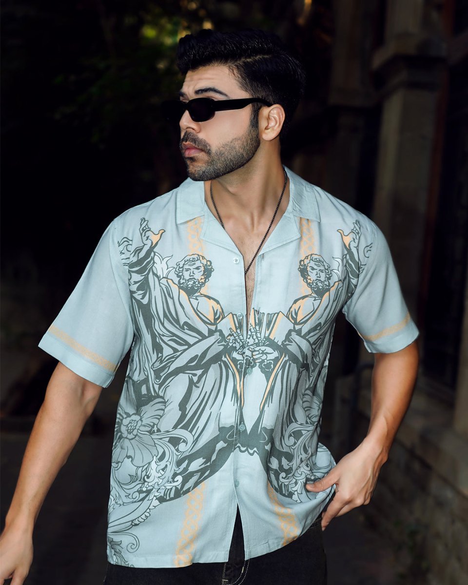 Aristotle | Relaxed Fit | Premium Rayon Shirt - Men Shirt | Mydesignation