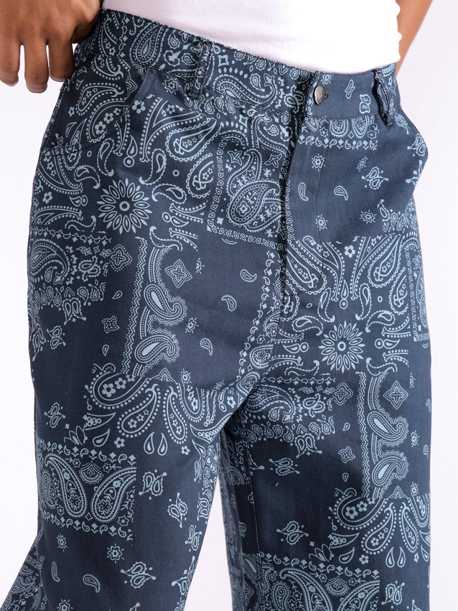 Black Bandana Men's Leggings