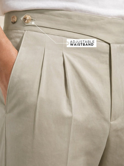 Beige Gurkha Pants - Pants | Mydesignation