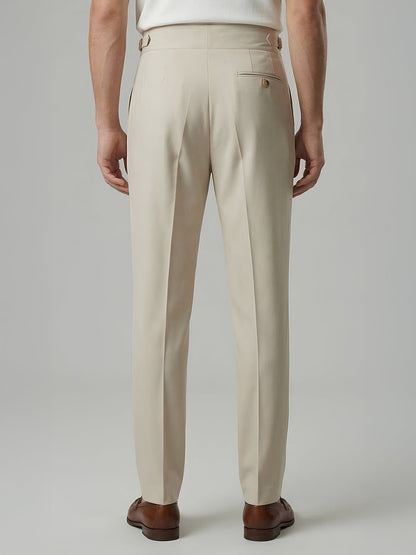 Beige Gurkha Pants - Pants | Mydesignation