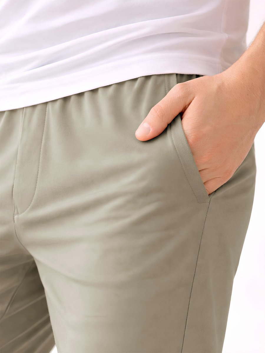 Beige Tensile Pant - Pants | Mydesignation