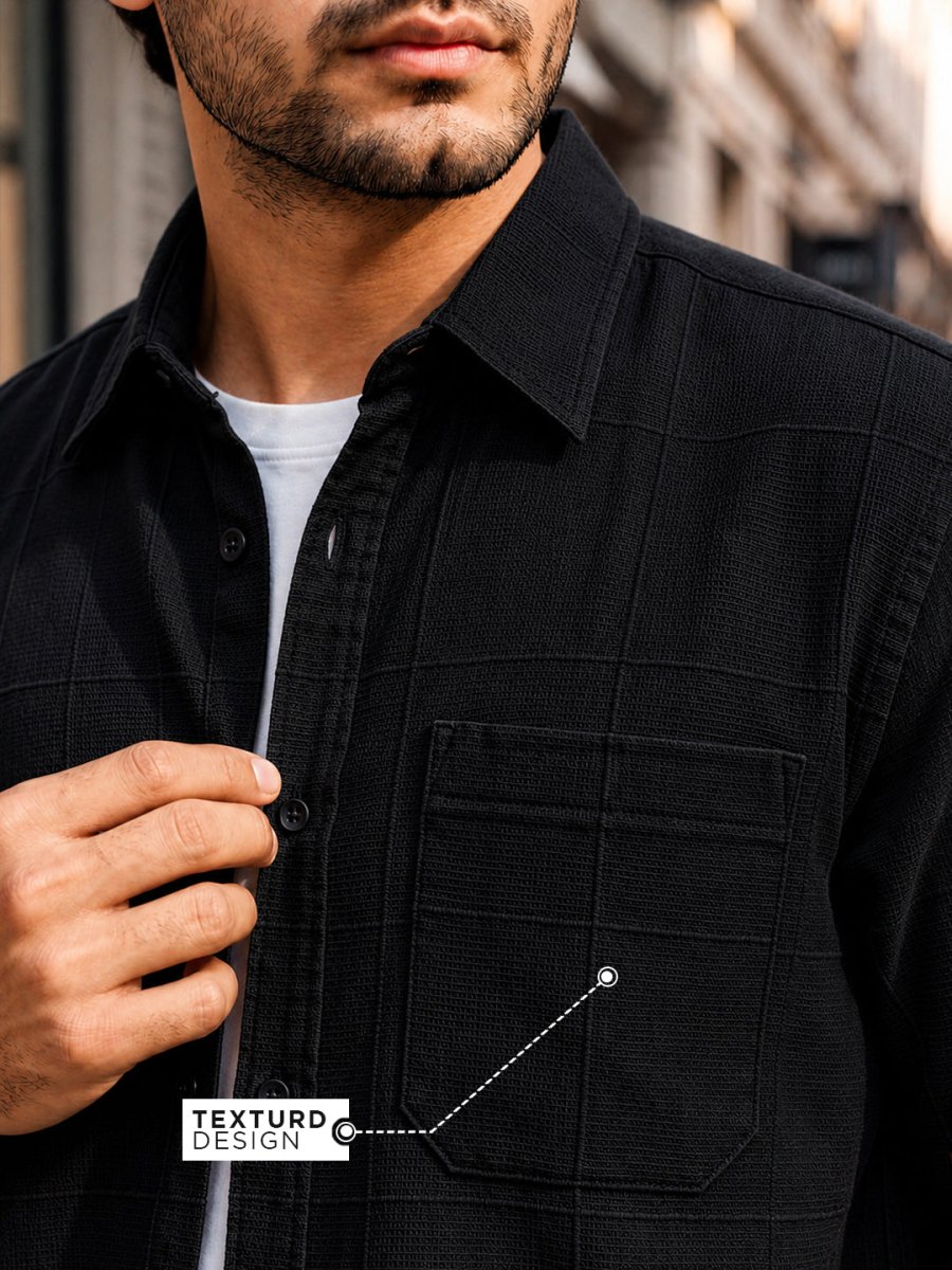 Black Cotton Shirt - Shirt | MyDesignation