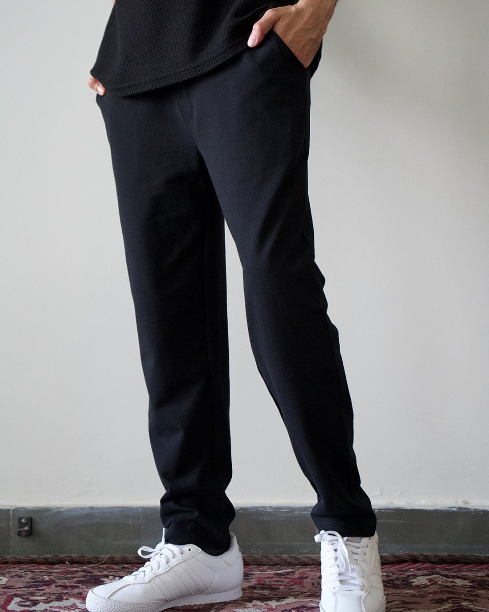 Black Everyday Pants - Premium Cotton - Men Pants | Mydesignation
