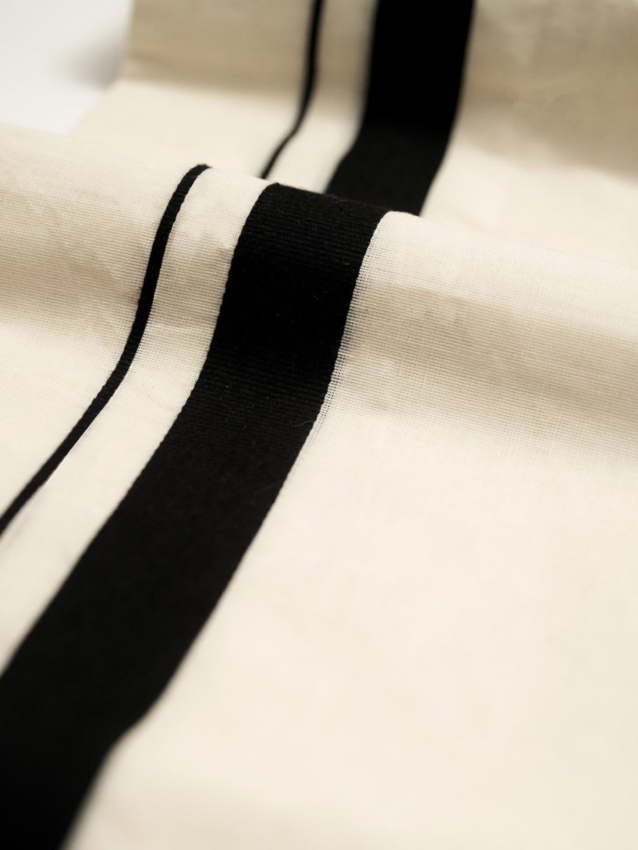 Black Kara Dhoti - Onam Special | Mydesignation