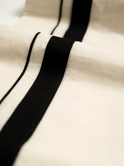 Black Kara Dhoti - Onam Special | Mydesignation