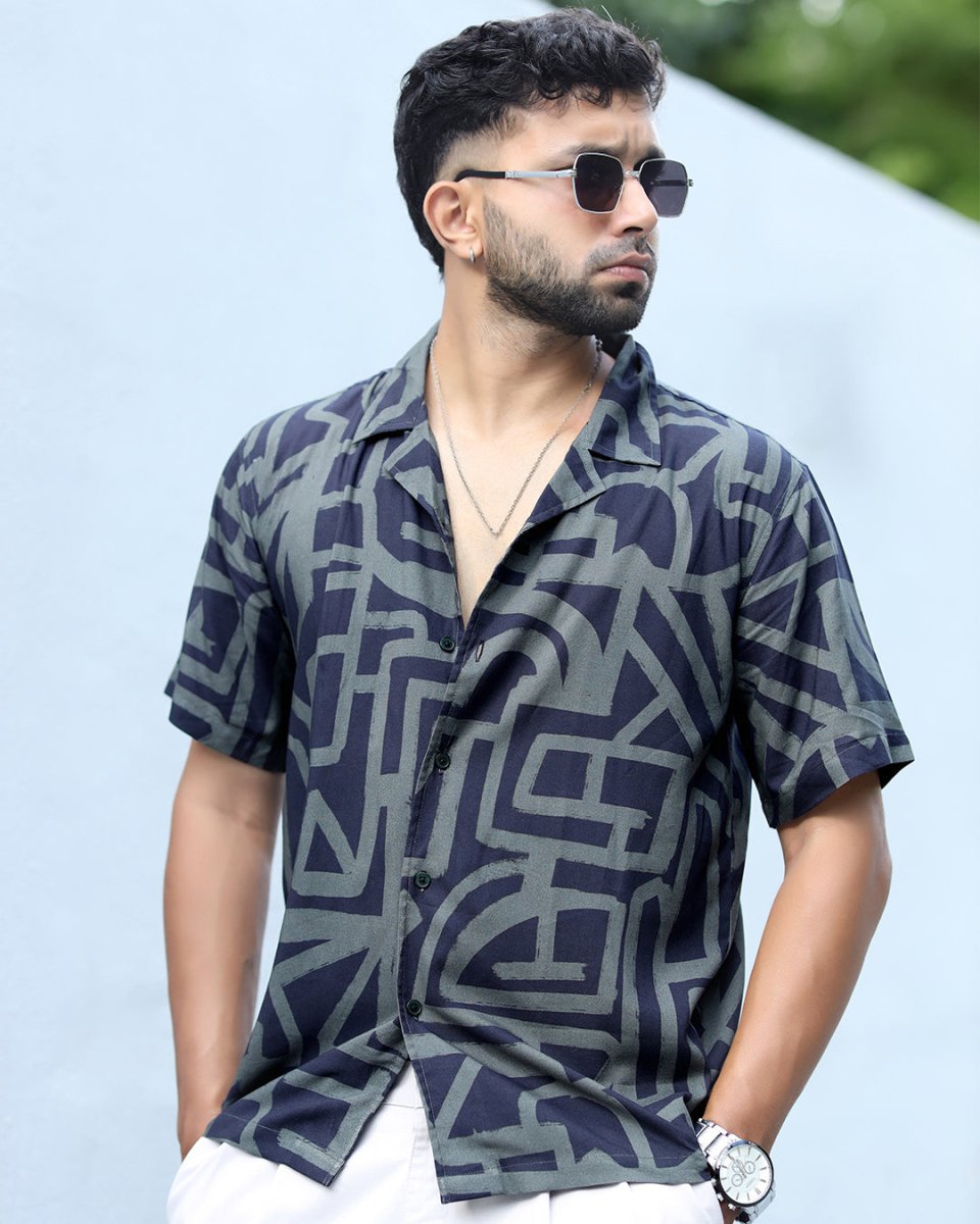 Black Maze - Men Shirt | Mydesignation