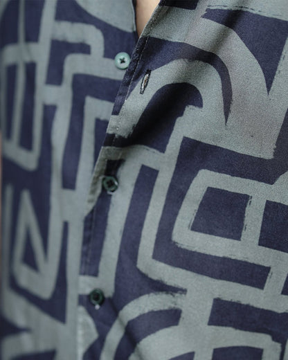 Black Maze - Men Shirt | Mydesignation