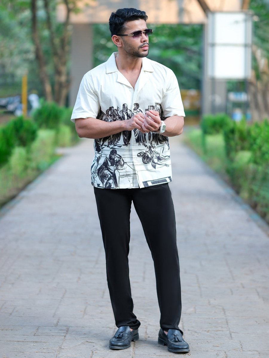 Black Tensile Pant - Men Pants | Mydesignation