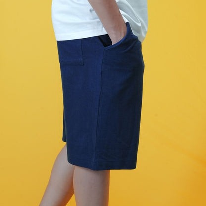Blue Everyday Shorts (Men) - Premium Cotton