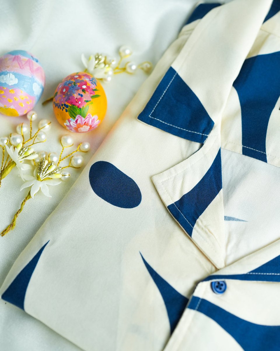 Blue Floral - Men Shirt | Mydesignation