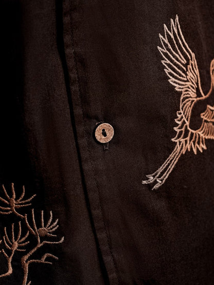 Bonsai Embroidered - Men Shirt | Mydesignation