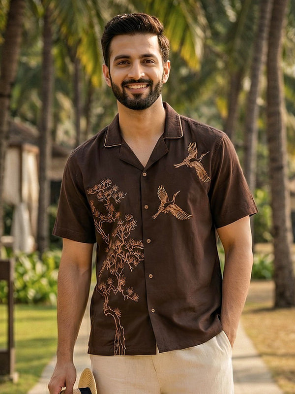 Bonsai Embroidered | Summer Collection - Shirt | Mydesignation