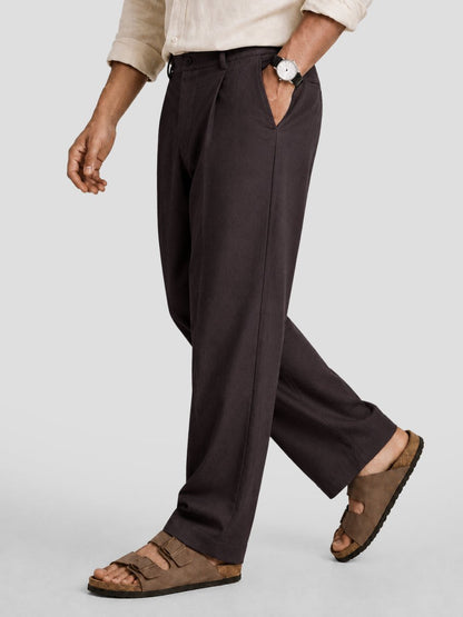 Brown Classic Pants - Pants | MyDesignation