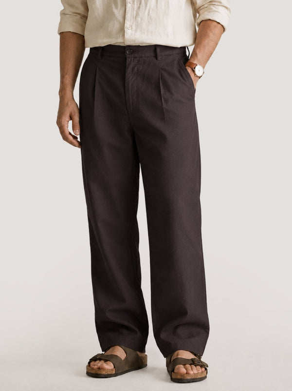 Brown Classic Pants - Pants | MyDesignation