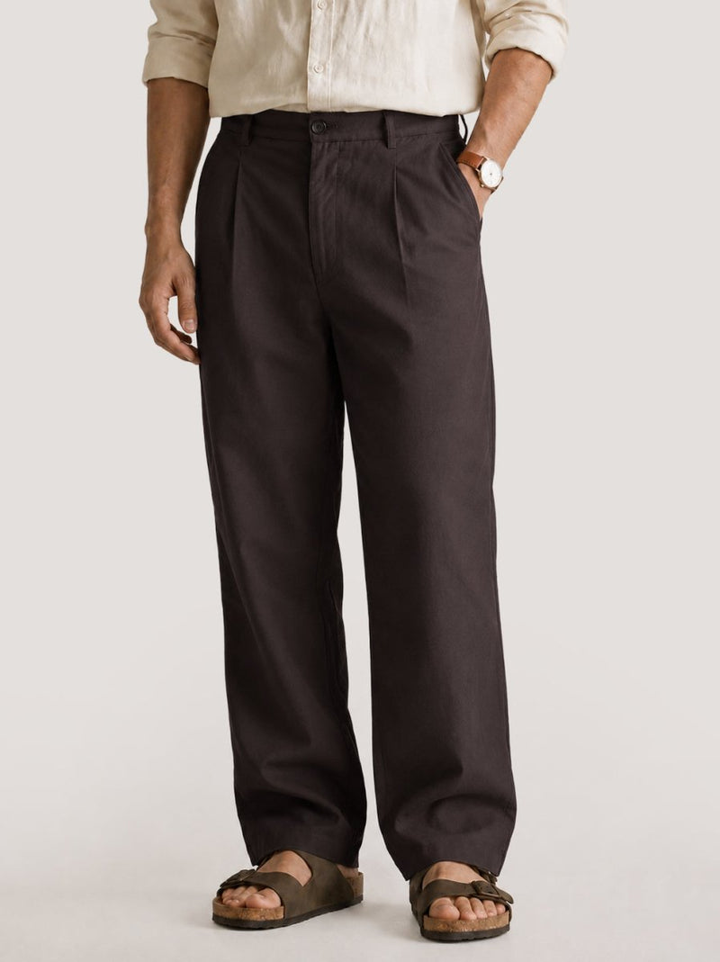 Brown Classic Pants - Pants | MyDesignation