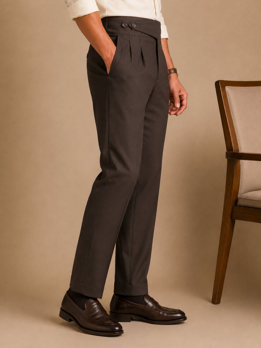 Brown Gurkha Pants - Pants | MyDesignation