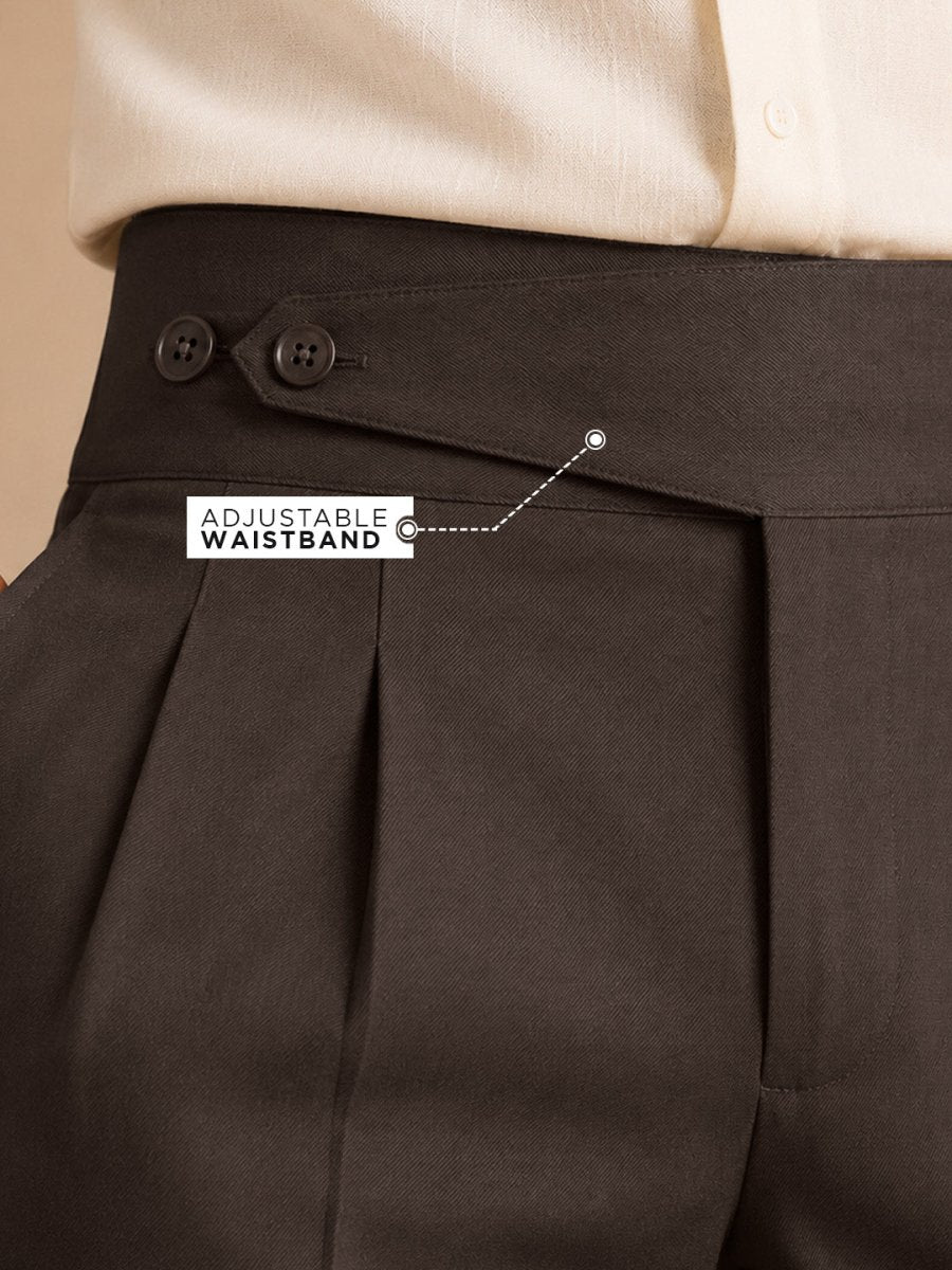 Brown Gurkha Pants - Pants | MyDesignation