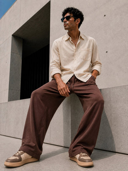 Brown Korean Jogger - Joggers | MyDesignation