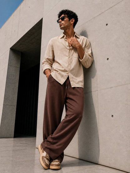 Brown Korean Jogger - Joggers | MyDesignation