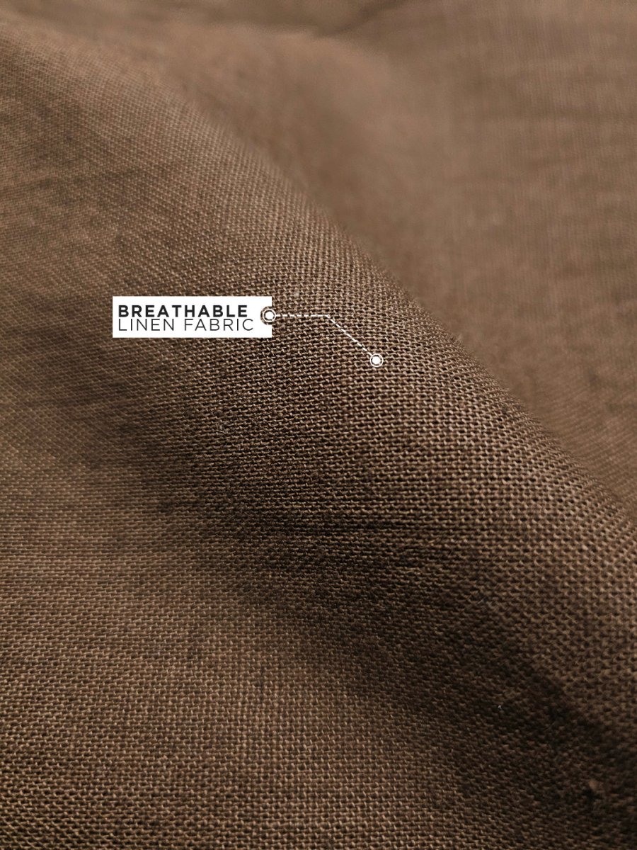 Brown Linen Pant - Men Pants | Mydesignation