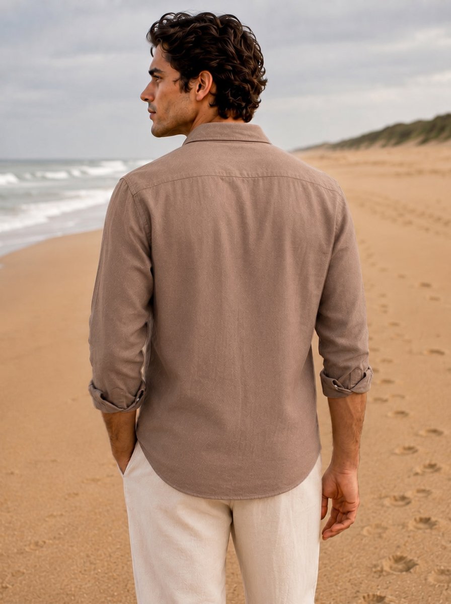 Brown Linen Shirt - Shirt | MyDesignation