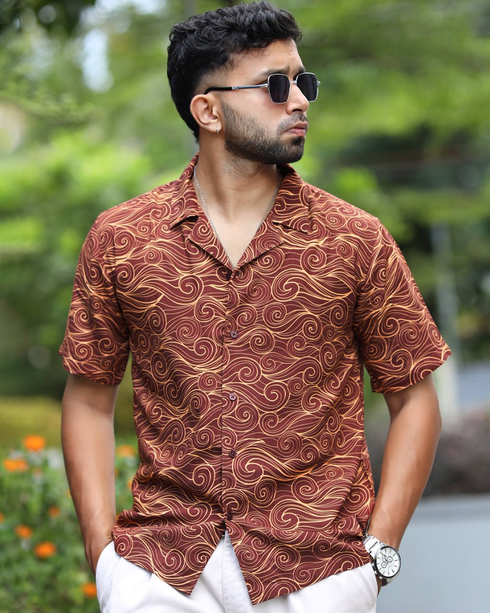 Brown Wind - Men Shirt | Mydesignation