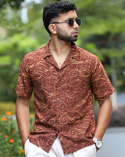 Brown Wind - Men Shirt | Mydesignation