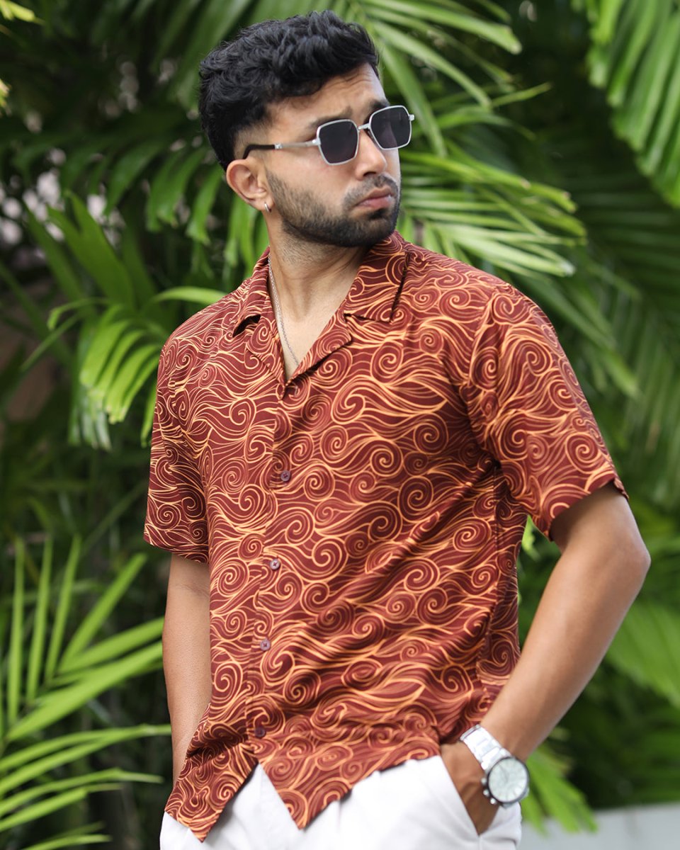 Brown Wind - Men Shirt | Mydesignation
