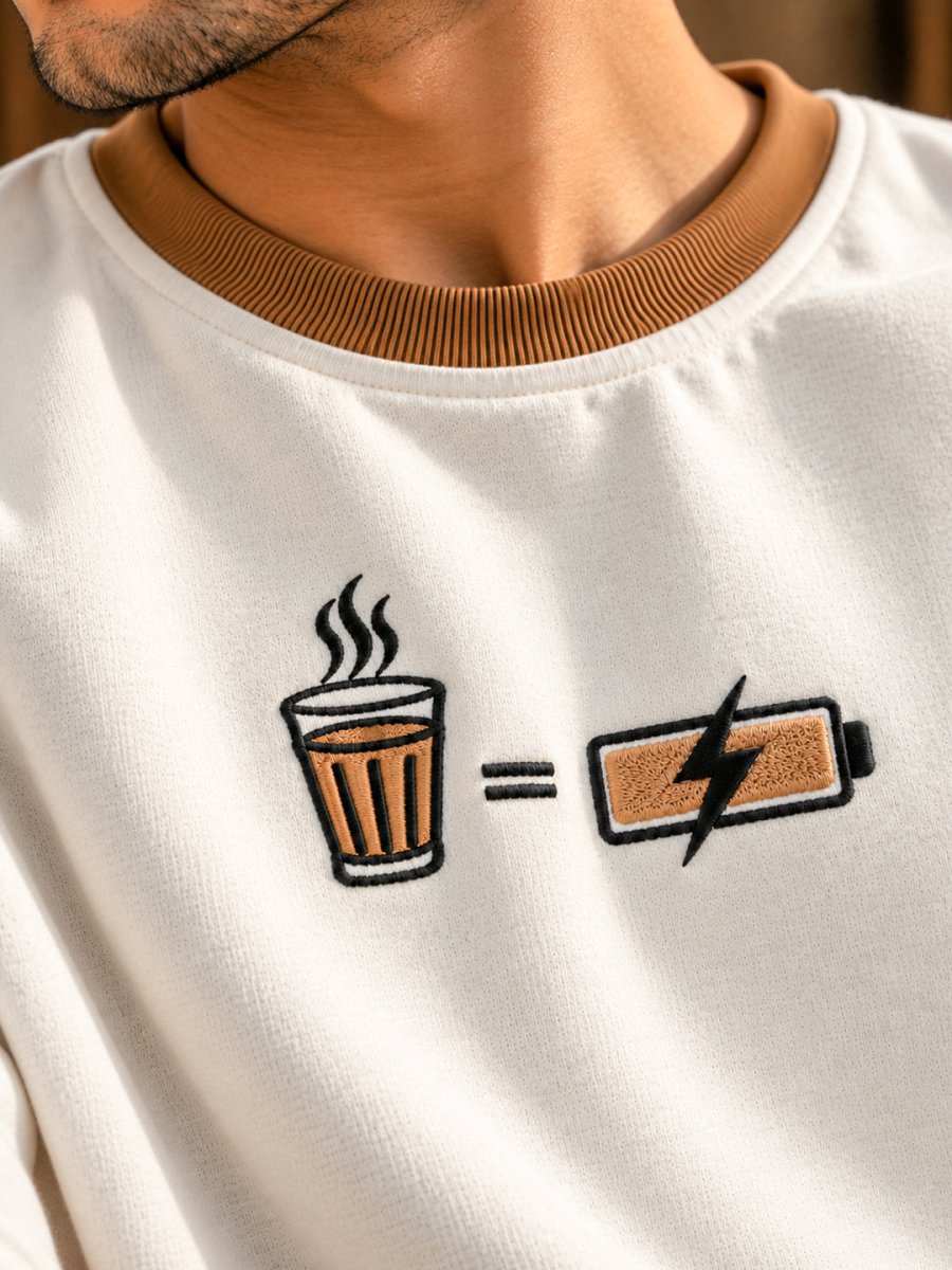 Chai Charge Embroidered - Box Combo | MyDesignation