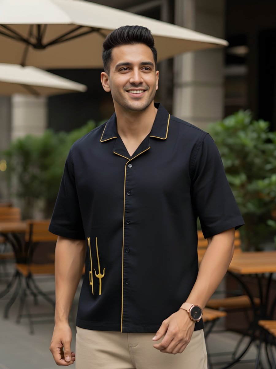 Chinese Luxe Embroidered Shirt - Men Shirt | Mydesignation