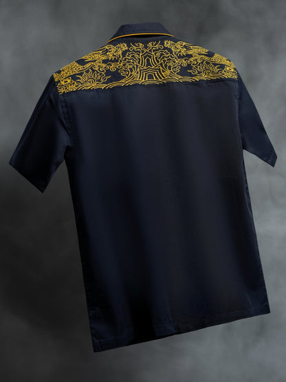 Chinese Luxe Embroidered Shirt - Men Shirt | Mydesignation
