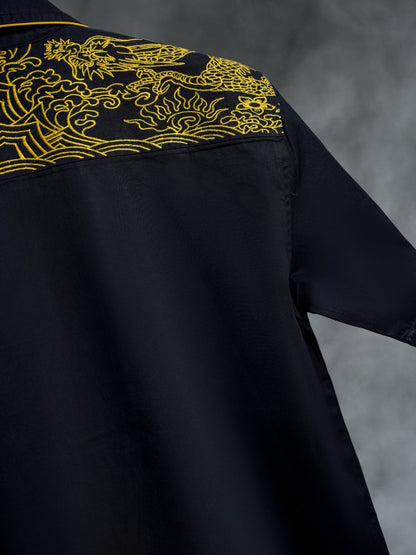Chinese Luxe Embroidered Shirt - Men Shirt | Mydesignation