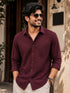 Classic Wine Cotton Shirt - Shirt | MyDesignation