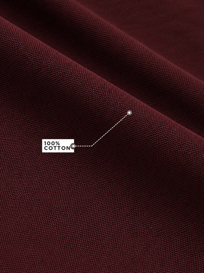 Classic Wine Cotton Shirt - Shirt | MyDesignation